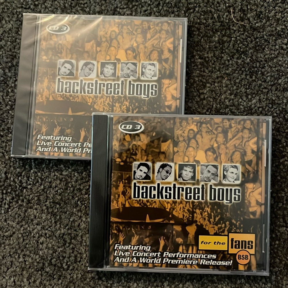 2 never used never opened back street boys CD 3